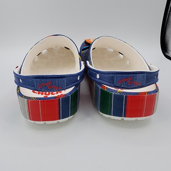 Crocs Chucky Classic Clog Men Size 11 Slip On Childs Play Movie Shoes NEW READ - Picture 6 of 16